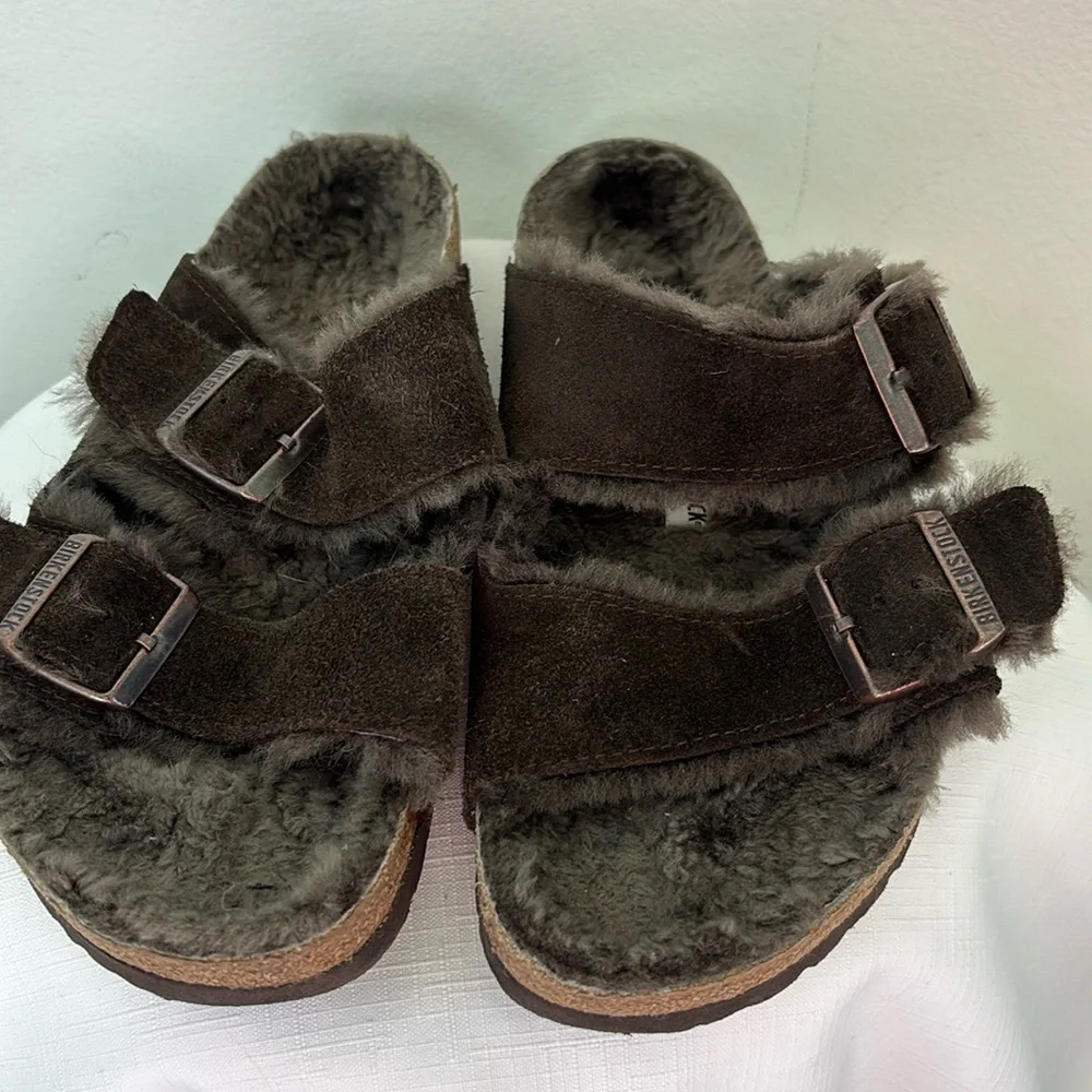 Birkenstock Arizona Shearling size 8.5/39_2